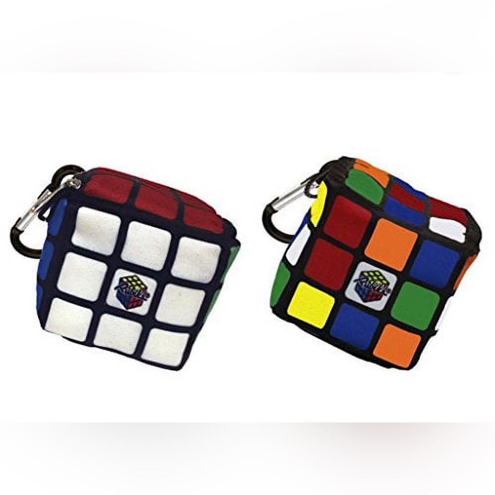Rubix Cube Reversible Storage Novelty Bag, Purse Charm Y2K 80s